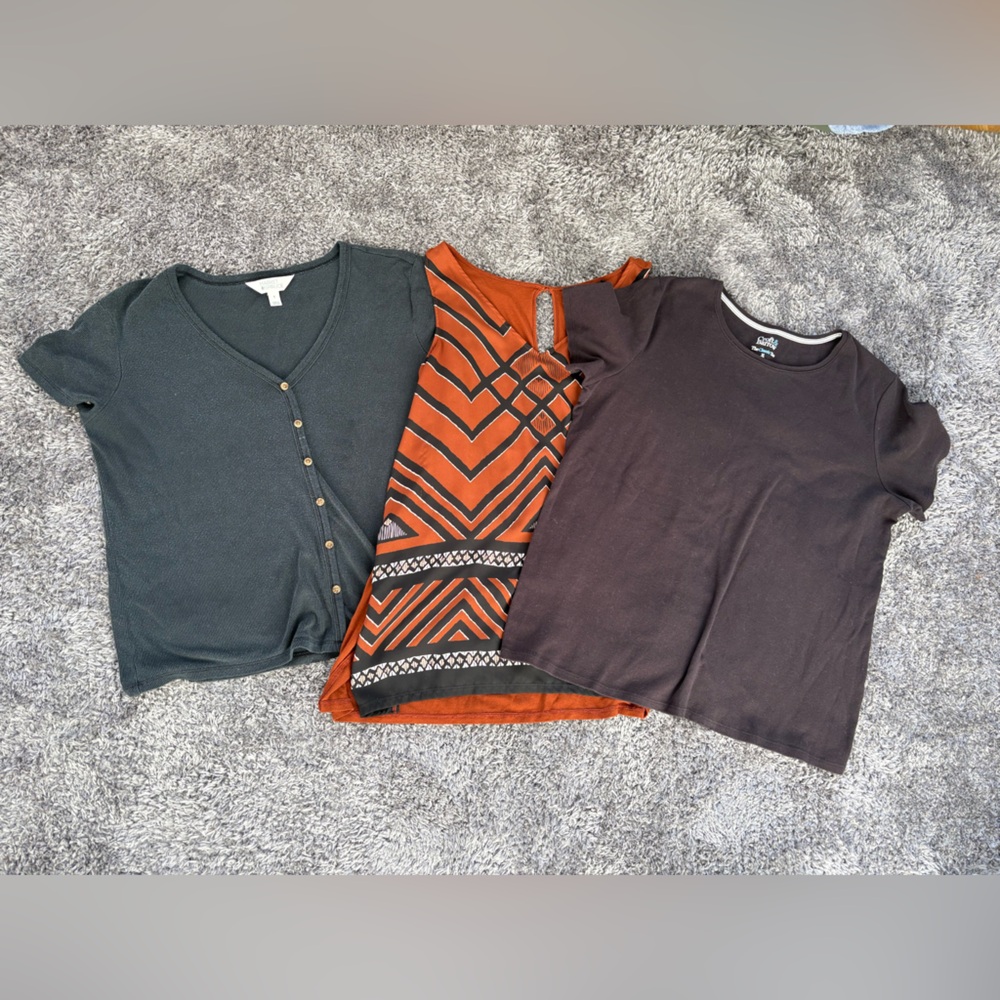 FREE W/ PURCHASE Bundle of 3 Womens XL/L tops Preloved